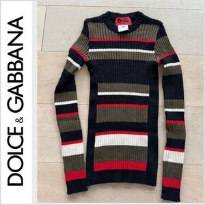 D&G Women L.S. Striped SweaterXS